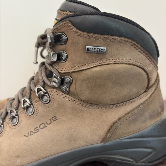Vasque Gore-Tex Hiking Boots Mens 9 Wasatch GTX Brown Vibram Leather Gorpcore - Picture 3 of 12